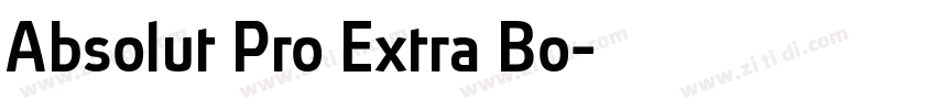 Absolut Pro Extra Bo字体转换 Absolut Pro Extra Bo字体转换